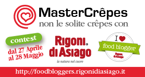 MasterCrèpes contest by Rigoni di Asiago: tortini di crêpes integrali con crema di formaggio alle erbe e miele e ritagli di pere