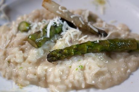 Risotto con asparagi verdi