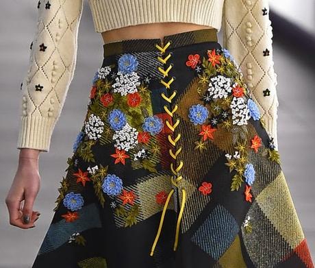 STAMPE, PATTERNS, TEXTURES E SUPERFICI TESSILI DALLA LONDON FASHION WEEK (WOMENSWEAR F/W 2015-16) / 10