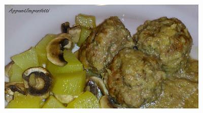 Polpette in salsa di Funghi col Bimby