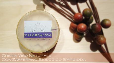 [Recensione] S'Alchemissa - Crema Viso Naturale Con Zafferano Biologico S'Argidda