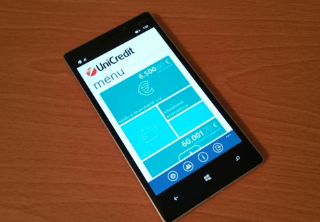 UniCredit, disponibile su Windows Phone