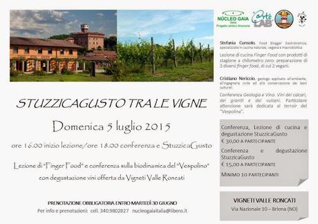 Stuzzicagusto tra le vigne - lezione di finger food presso Vigneti Valle Roncati