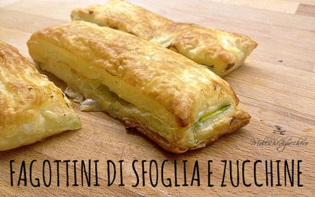 fagottini di sfoglia e zucchine