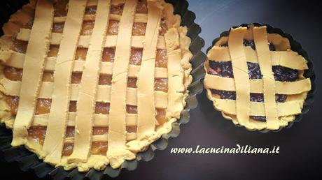 Crostata in Zona con Farina di Lupini.