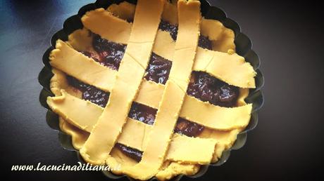 Crostata in Zona con Farina di Lupini.