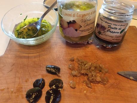 BOCCONCINI DI RISO CON LIMONI E CAPPERI