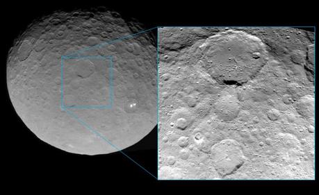 L'ultima immagine di Cerere realizzata da Dawn prima dell'inizio della fase di Survey a inizio Giugno. Crediti : NASA/JPL-Caltech/UCLA/MPS/DLR/IDA