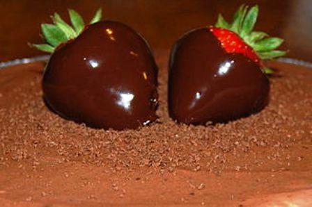 Chocolate_Mousse_  Chocolate_ fragole_Strawberries
