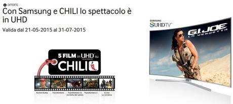 Promozione Con Samsung e CHILI lo spettacolo è in UHD   SAMSUNG Italia