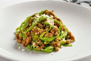|⇨ Tagliatelle verdi al ragù bolognese