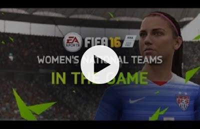 (VIDEO)Il calcio femminile per la prima volta sul celebre videogame FIFA16 #EaSports #Fifa16