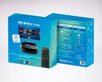 Sky Online TVBox, Melismelis firma pack, materiale retail e comunicazione interna