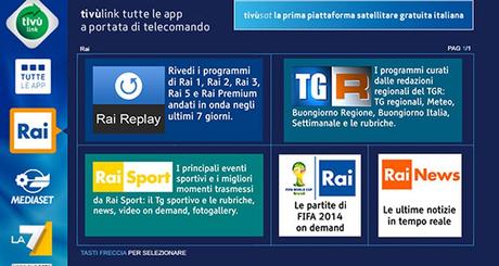 Dal 28 Maggio Tivùlink, la guida a tutti i servizi interattivi Rai, Mediaset, La7