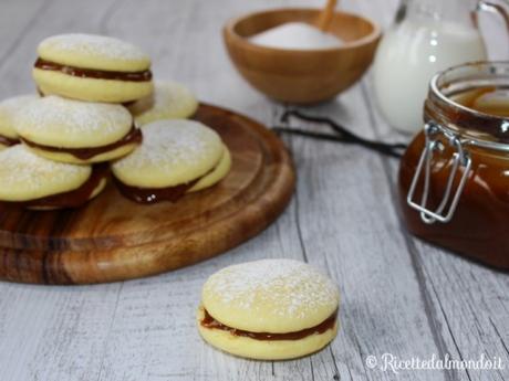 Alfajores con dulce de leche