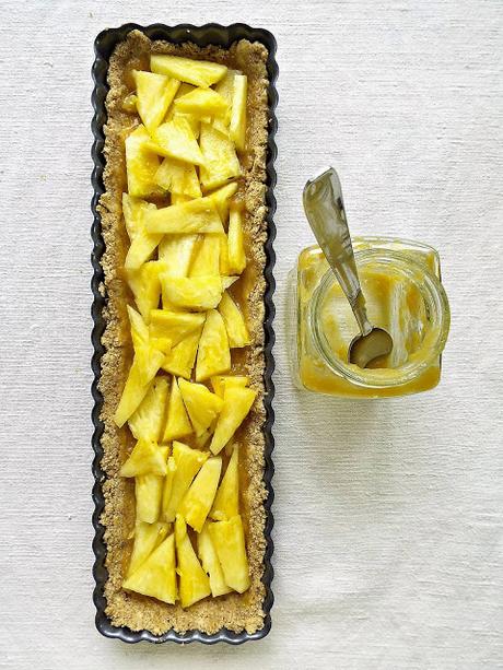 Crostata integrale all'ananas