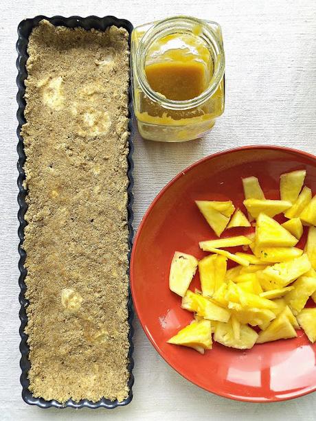 Crostata integrale all'ananas