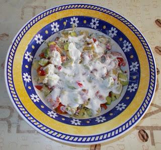 Insalata indiana allo yogurt