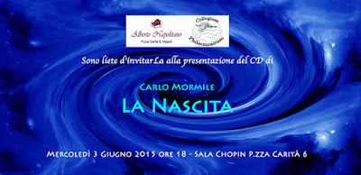Chi va con lo Zoppo... partecipa alla presentazione di 'La nascita' di Carlo Mormile a Napoli