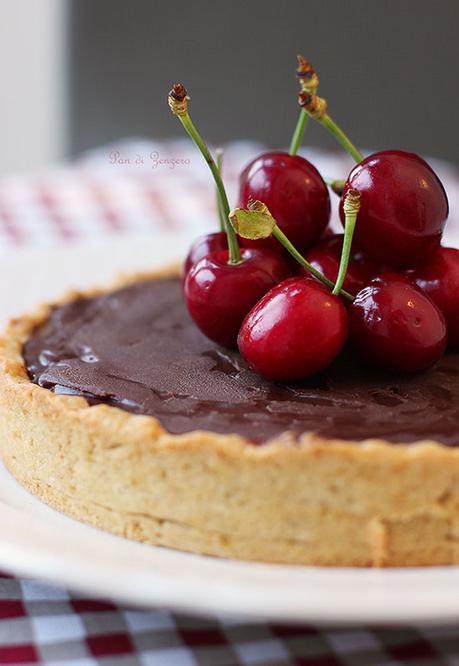 crostata al cioccolato vegan