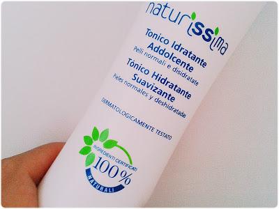 [Collaborazione] Naturissima: Acqua Detergente Purificante e Tonico Idratante Addolcente