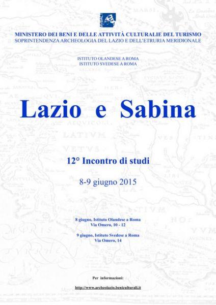 Nuovi dati sulla frequentazione di cavità naturali nel territorio sabino in età preistorica