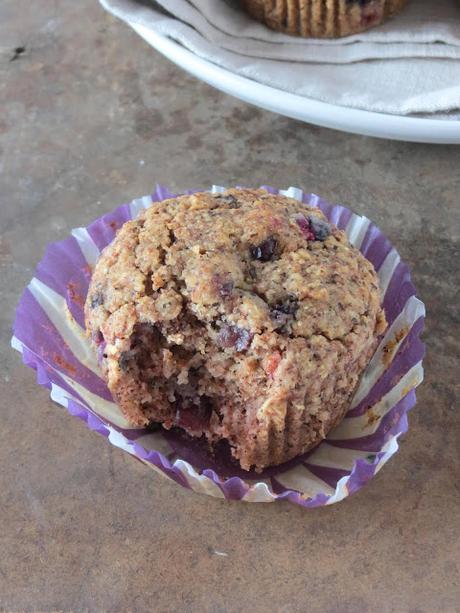 Muffins ai mirtilli e grano saraceno