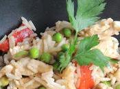 Riso orientale pollo peperoni