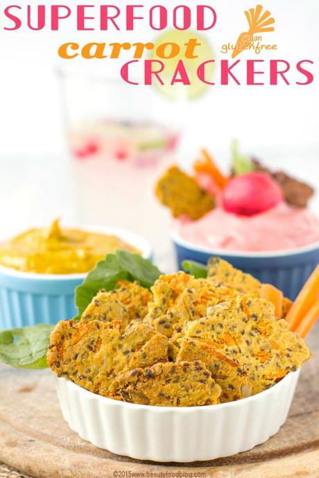 SUPERFOOD CRACKERS CAROTE E MANDORLE