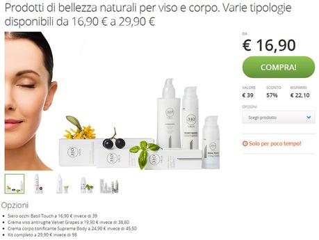 310LINE by Savja - Siero occhi Basil Touch e Crema viso anti-age Velvet Grapes