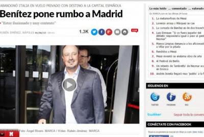 Napoli, Benitez verso Madrid: saluta i tifosi all'aeroporto