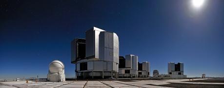 Le quattro unità del Very Large Telescope (VLT) all'Osservatorio del Paranal in Cile. Crediti: ESO Photo Ambassador website