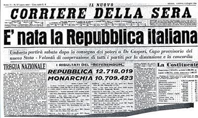 La festa della Repubblica La festa della Repubblica