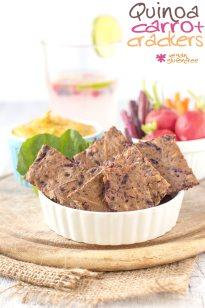 VEGAN SUPERFOOD CRACKERS CAROTE e QUINOA