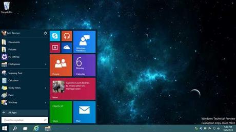 Tasto Menu Start Windows 10 come abilitare guida e istruzioni