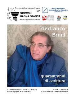 Cartella su Pierfranco Bruni a 40 anni dalla sua prima pubblicazione