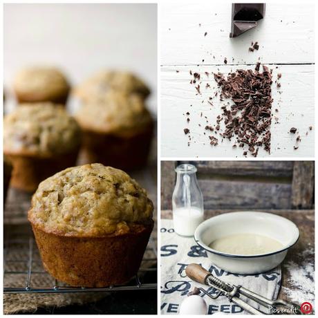 Muffins cocco e cioccolato / Coconut & chocolate muffins recipe