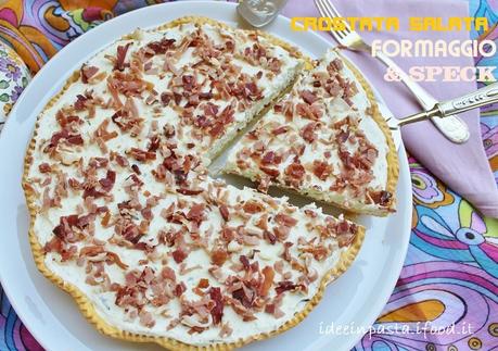 Crostata Salata con Speck e Formaggio