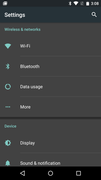 Android M, aggiunta la possibilità di modificare il tema della UI