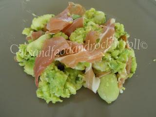 Broad beans salad (insalata di fave) di Jamie Oliver