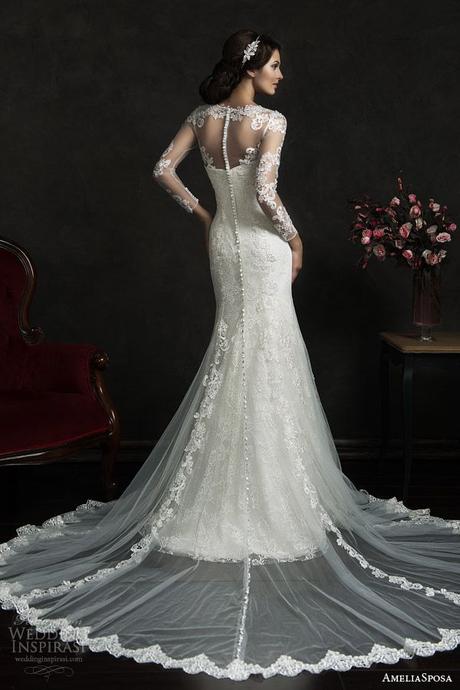 Abito da sposa con strascico