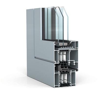 Wicline 75 1 Wicline 75 1.0 TOP di Wicona, finestre in alluminio che uniscono efficienza energetica e design