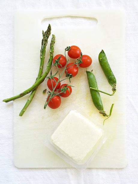 Insalata primavera di tofu