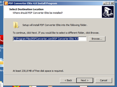 Installazione PDF Converter Elite 4