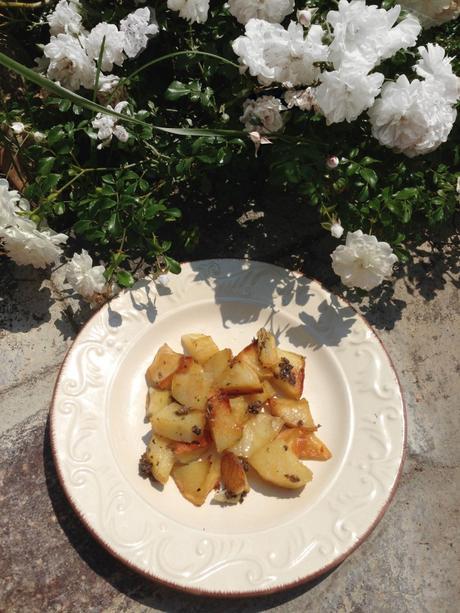 Patate al forno al tartufo e pistacchi patate