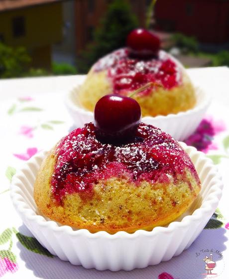 Tortino di ciliege con mandorle e pistacchi