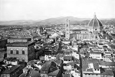Firenze - Panorama con Orsammichele e Duomo in una foto tratta dal libro 