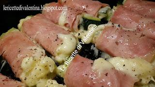 Involtini filanti di zucchine