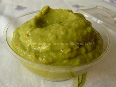 Guacamole al cipolloto e peperoncino piccante