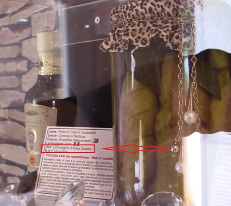 A Expo debutta la carne di coccodrillo in olio extravergine di oliva di Carpino, anzi no.